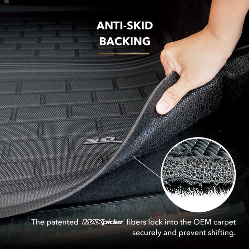 3D MAXpider 2018-2020 BMW X3 Kagu Cargo Liner - Black - Image 3