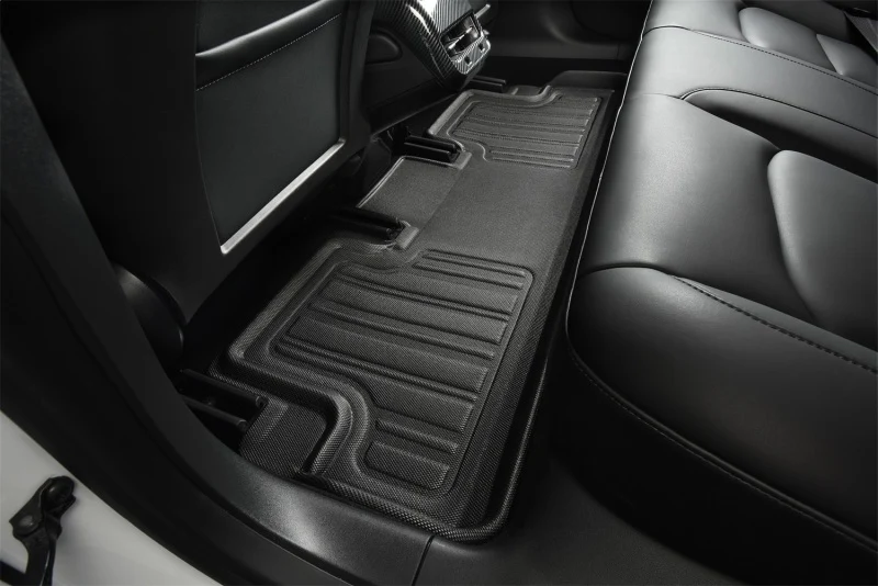 3D MAXpider 2020-2021 Tesla Model Y Elitect 1st & 2nd Row Floormats - Black - Image 2