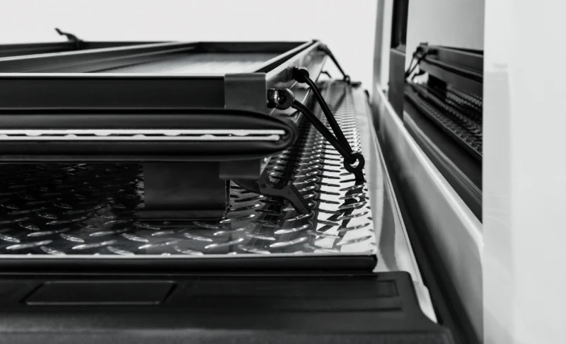 Access LOMAX Tri-Fold Cover 2022+ Ford Maverick 4ft 5in Bed - Black Urethane - Image 7