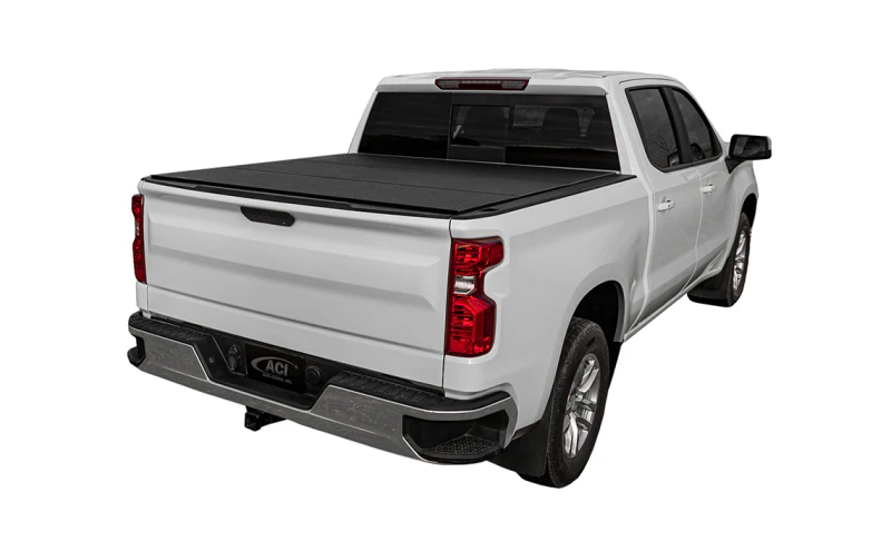 Access LOMAX Tri-Fold Cover Black Urethane Finish 19+ Chevrolet Silverado 1500 - 5ft 8in Bed - Image 4