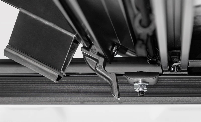 Access LOMAX Tri-Fold Cover Black Urethane Finish 19+ Chevrolet Silverado 1500 - 5ft 8in Bed - Image 7
