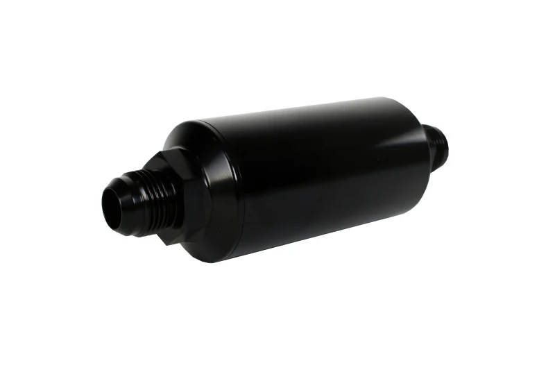 Aeromotive In-Line Filter - AN -10 size Male - 10 Micron Microglass Element - Bright-Dip Black - Image 8