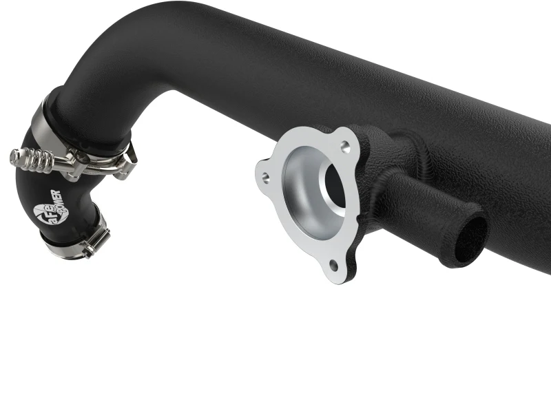 aFe 21-23 Ford Bronco V6-2.7Ltt BladeRunner Alum Hot & Cold Charge Pipe Kit - Black - Image 5