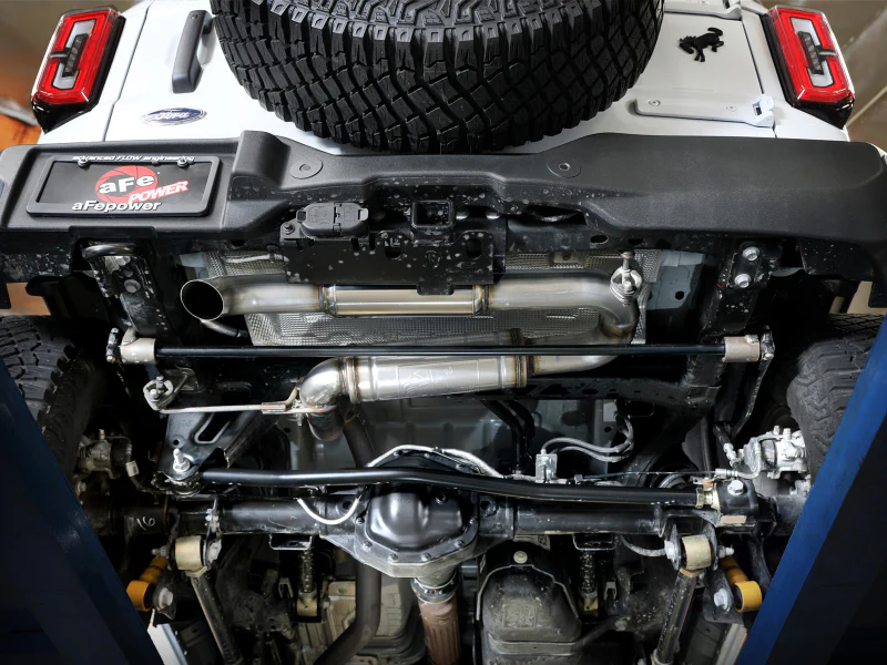 aFe 21-24 Ford Bronco Apollo GT Series 3 IN 409 Stainless Steel Hi-Tuck Axle-Back Exhaust - Image 2