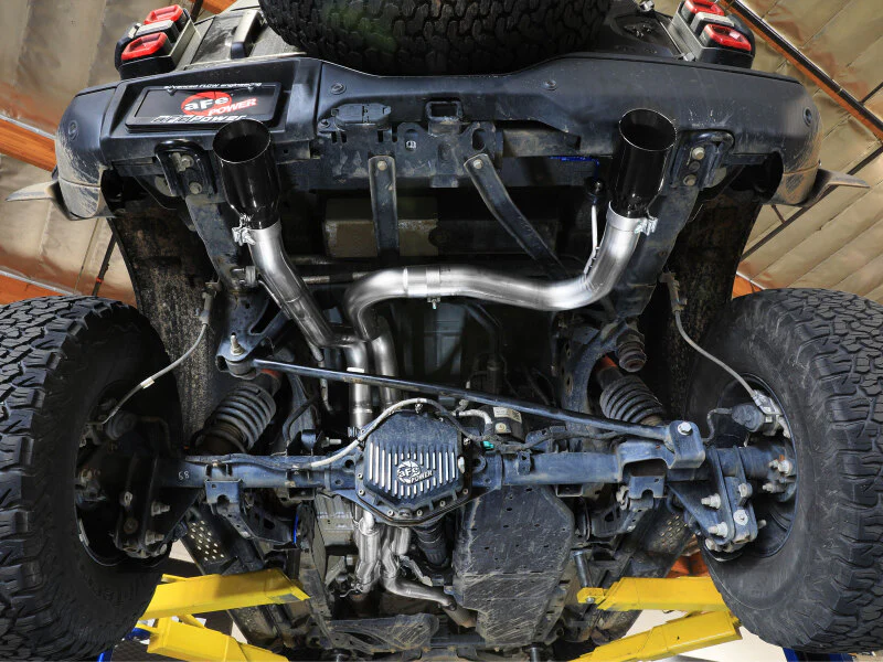 aFe 22-26 Ford Bronco V6 3.0L (tt) Vulcan Series 3in 304SS Cat-Back Exhaust System w/ Black Tips - Image 2