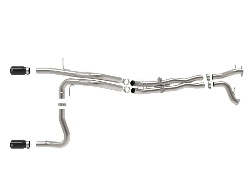 aFe 22-26 Ford Bronco V6 3.0L (tt) Vulcan Series 3in 304SS Cat-Back Exhaust System w/ Black Tips - Image 7