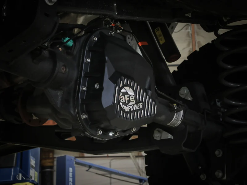 aFe 97-23 Ford F-150 Pro Series Rear Differential Cover Black w/ Machined Fins - Image 2
