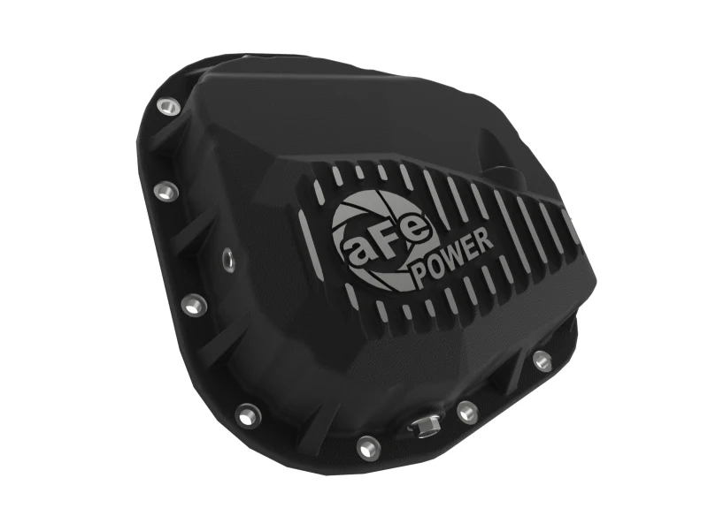 aFe 97-23 Ford F-150 Pro Series Rear Differential Cover Black w/ Machined Fins - Image 5