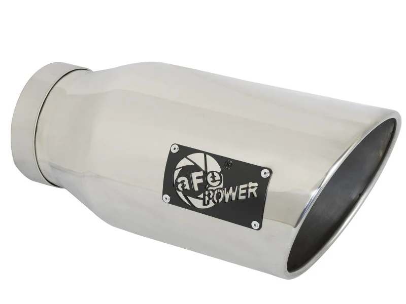 aFe ATLAS 5in DPF-Back Alum Steel Exhaust System w/Polished Tip 19-20 Ram Diesel Trucks L6-6.7L (td) - Image 3
