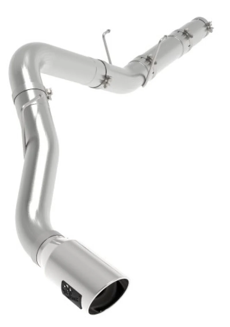 aFe ATLAS 5in DPF-Back Alum Steel Exhaust System w/Polished Tip 19-20 Ram Diesel Trucks L6-6.7L (td) - Image 5