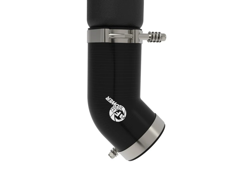 aFe BladeRunner 3in Aluminum Hot Charge Pipe Black RAM Diesel Trucks 25-26 L6-6.7L (td) - Image 4