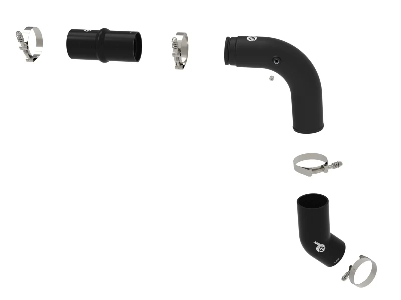 aFe BladeRunner 3in Aluminum Hot Charge Pipe Black RAM Diesel Trucks 25-26 L6-6.7L (td) - Image 7