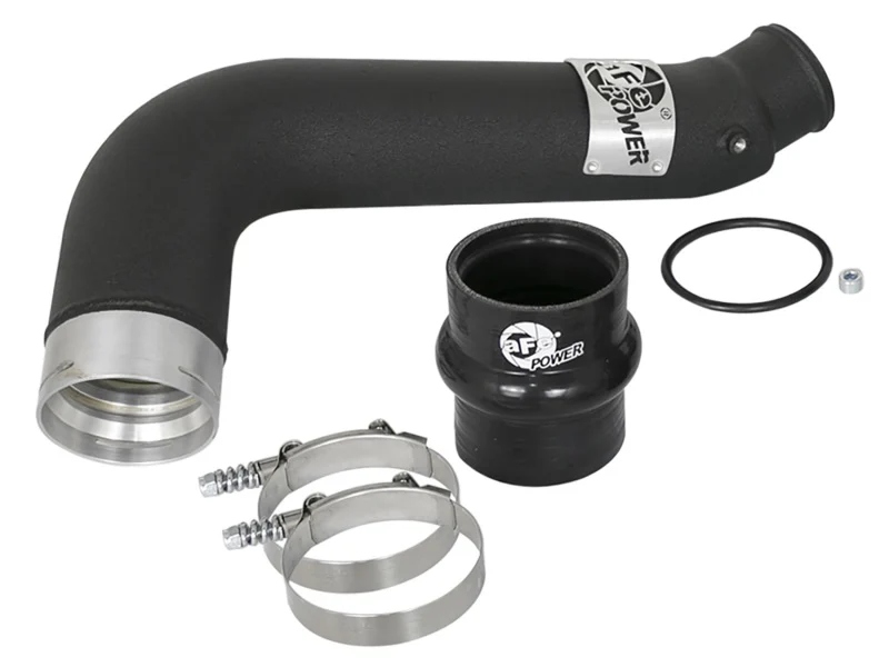 aFe BladeRunner 3in Black Intercooler Tube Cold Side 17-18 GM Diesel Trucks V8 6.6L (td) L5P - Image 6
