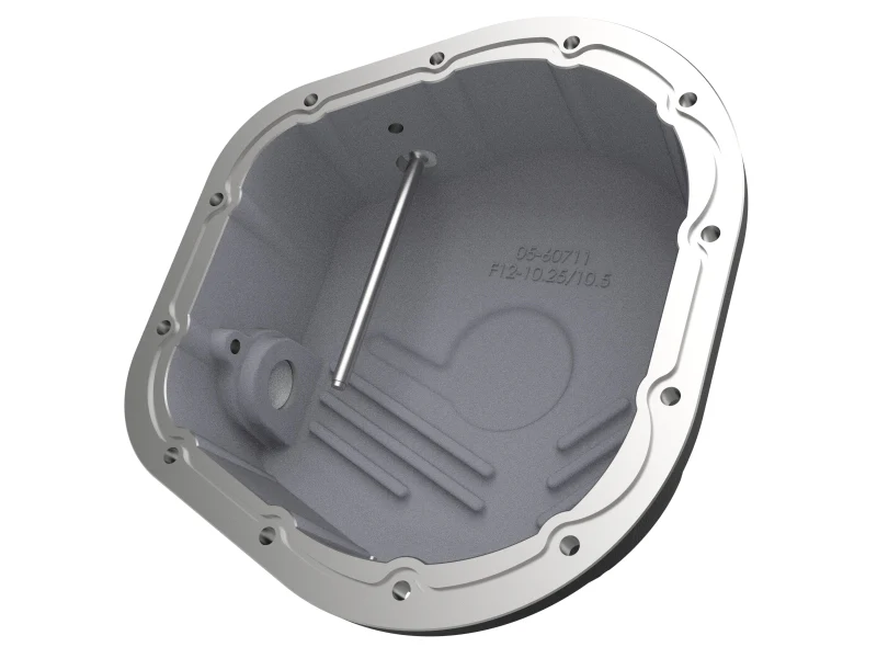 aFe Power Cover Diff Rear Machined COV Diff R Ford Diesel Trucks 86-11 V8-6.4/6.7L (td) Machined - Image 8
