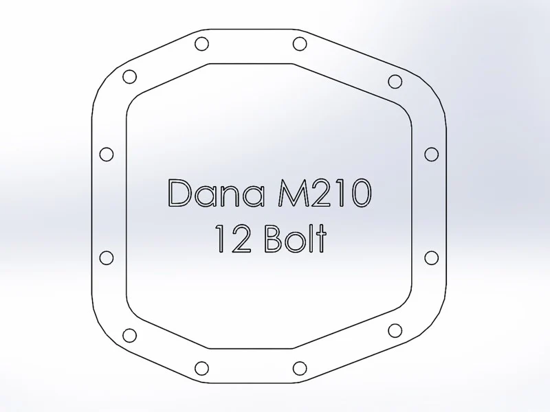 aFe Power Pro Series Front Differential Cover Black (Dana M210) 18-19 Jeep Wrangler JL 2.0L (t) - Image 5