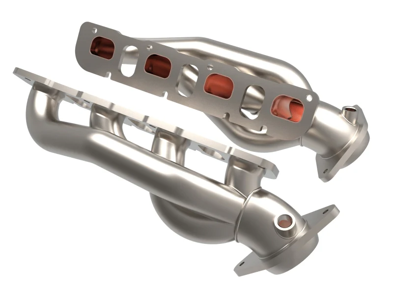 aFe Power Twisted Steel 304SS Shorty Header 2021 Ram 1500 TRX V8-6.2L - Image 6