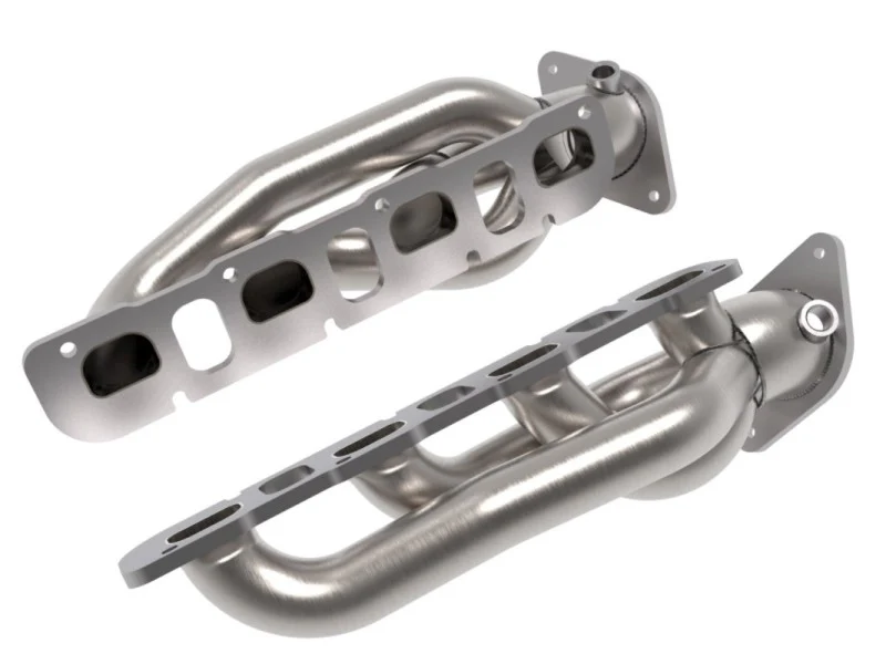 aFe Power Twisted Steel 304SS Shorty Header 2021 Ram 1500 TRX V8-6.2L (uncoated) - Image 6