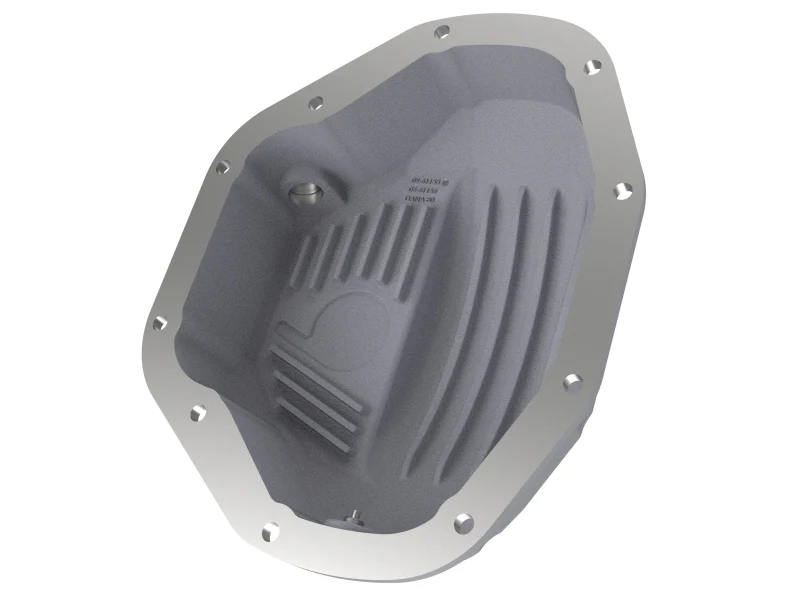 aFe Rear Differential Cover (Raw; Street Series); Dodge Diesel Trucks 94-02 L6-5.9L (td) - Image 3