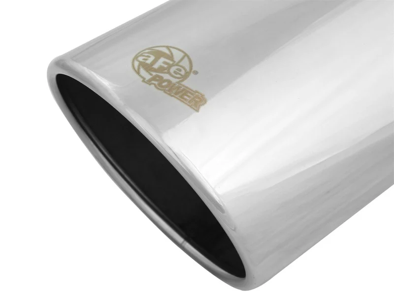 aFe Universal Bolt On Exhaust Tip Polished 5in Inlet x 6in Outlet x 12in Long - Image 6