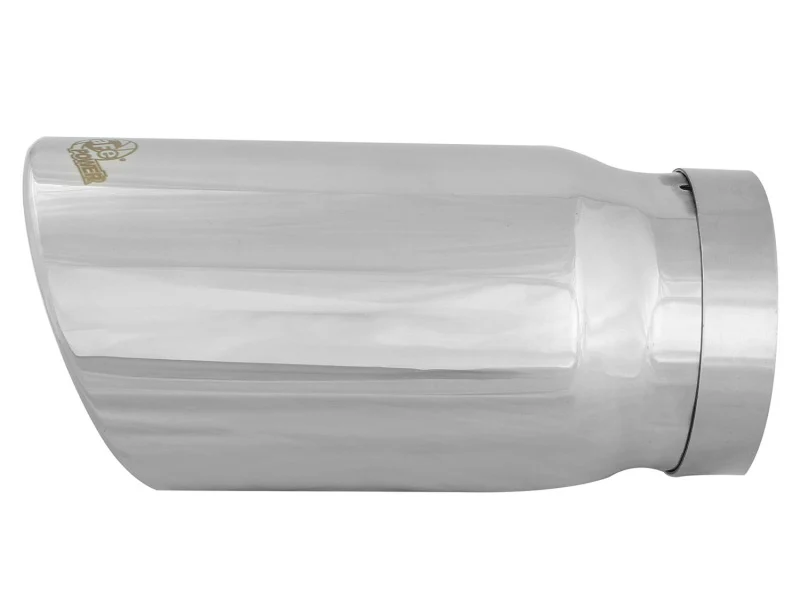 aFe Universal Bolt On Exhaust Tip Polished 5in Inlet x 6in Outlet x 12in Long - Image 7