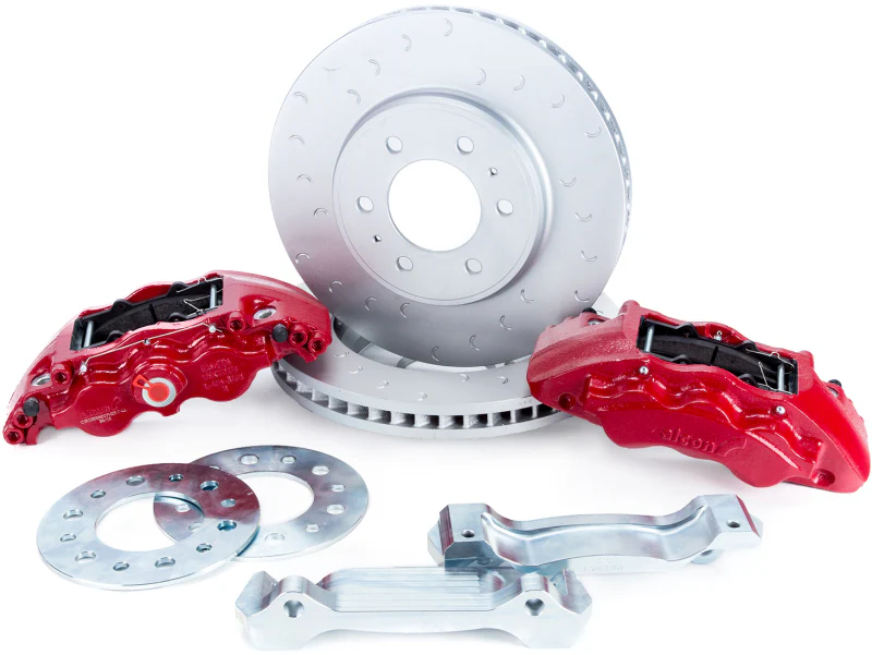Alcon 09-20 F-150/Raptor Gen1-2 347x36mm Rotors 6-Piston Red Front Brake Kit Requires alcAC011507NAN - Image 2