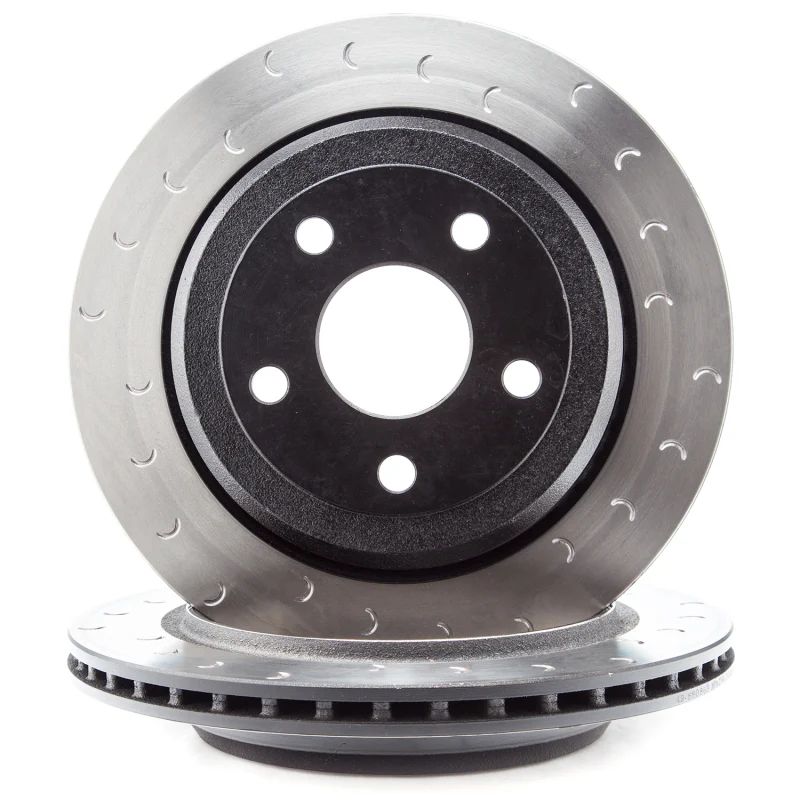 Alcon 2007+ Jeep JK-JL 330x22mm Rotors 4-Piston Calipers Rear Brake Kit (Includes Brake Lines) - Red - Image 3