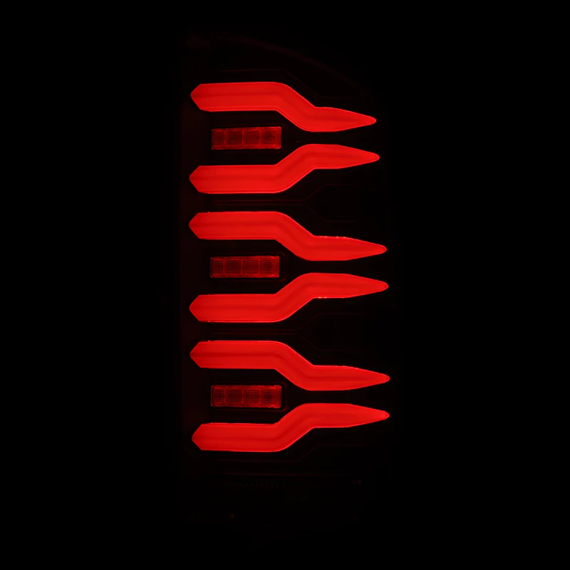 AlphaRex 02-06 Dodge Ram 1500/03-06 Dodge Ram 2500+3500 Luxx-Series LED Tail Lights (Pair) Black - Image 3