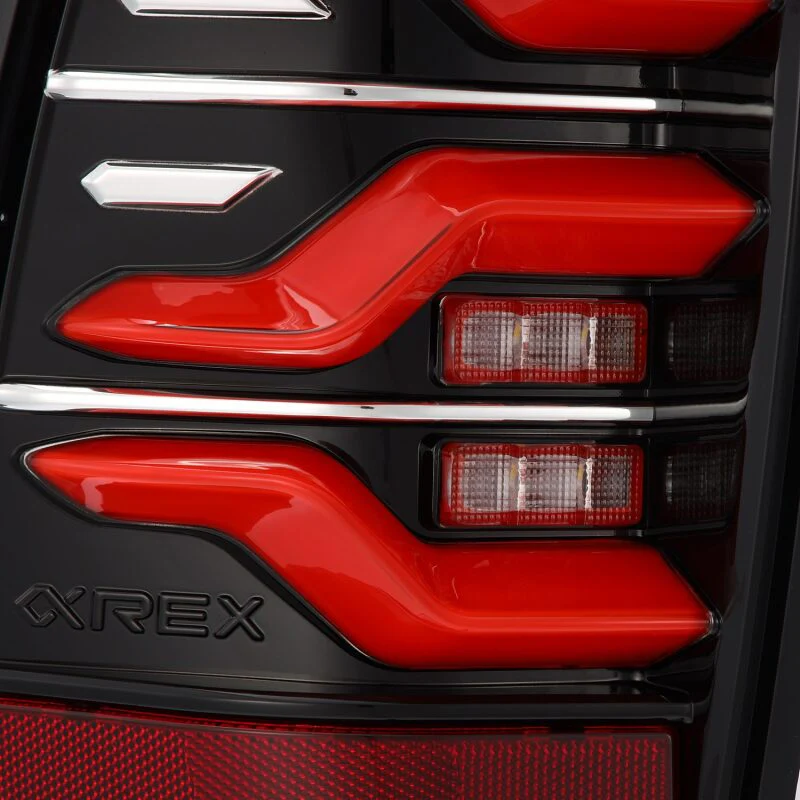 AlphaRex 05-15 Toyota Tacoma LUXX LED Taillights Blk/Red w/Activ Light/Seq Signal - Image 3
