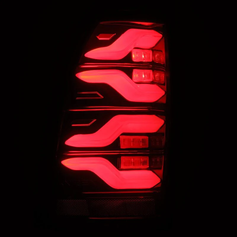 AlphaRex 05-15 Toyota Tacoma LUXX LED Taillights Blk/Red w/Activ Light/Seq Signal - Image 7
