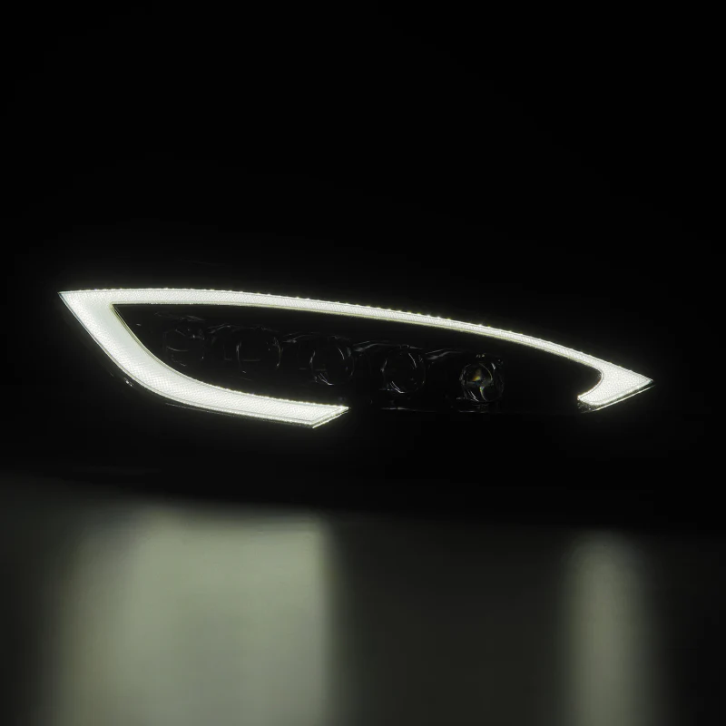 AlphaRex 12-21 Tesla Model S NOVA LED Proj Headlights Alpha-Black w/Actv Light & Seq.Sig / SB DRL - Image 2