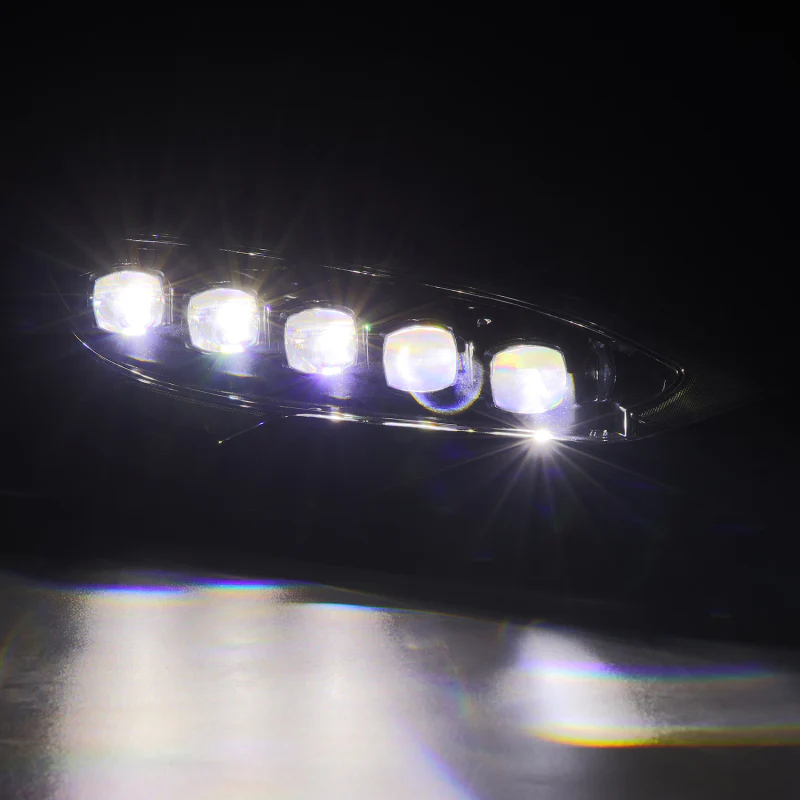 AlphaRex 12-21 Tesla Model S NOVA LED Proj Headlights Alpha-Black w/Actv Light & Seq.Sig / SB DRL - Image 3
