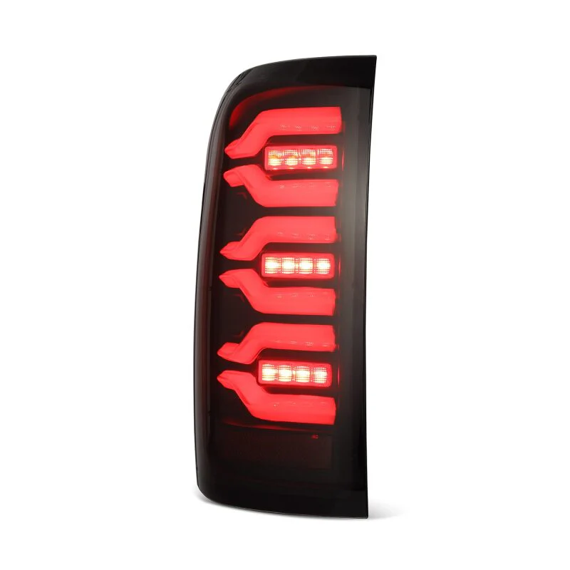 AlphaRex 14-18 Chevrolet Silverado Luxx-Series LED Tail Lights Black w/Activ Light/Seq Signal - Image 4
