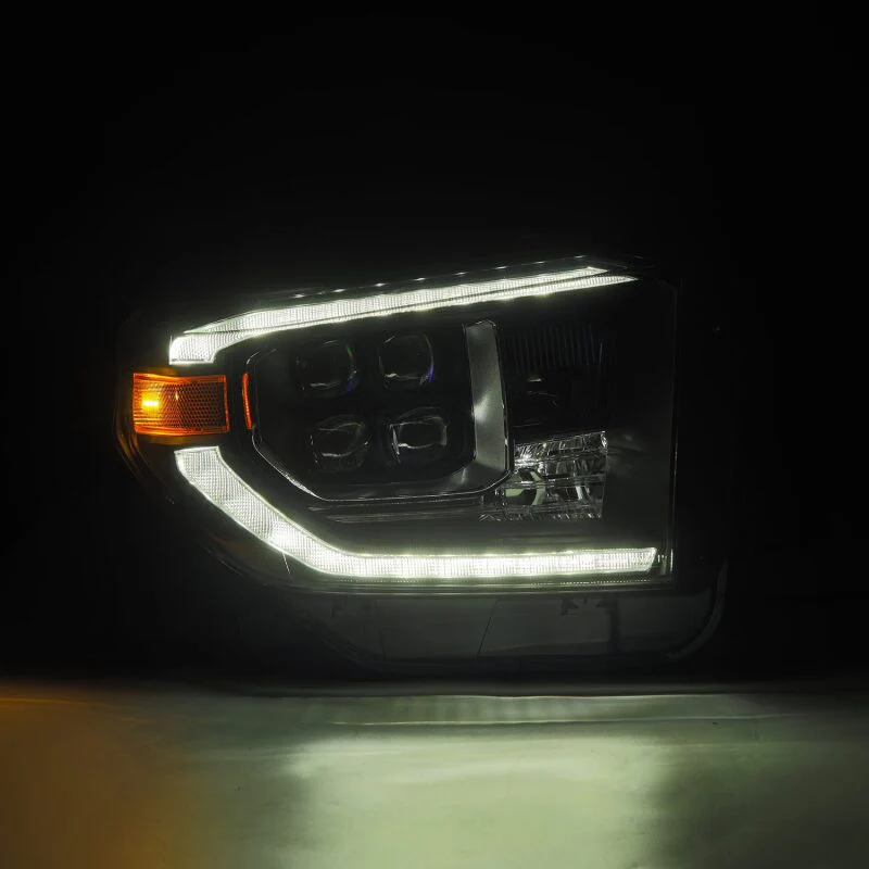 AlphaRex 14-21 Toyota Tundra NOVA-Series LED Proj Headlights Blk w/Actv Light & Seq. Sig + DRL - Image 3