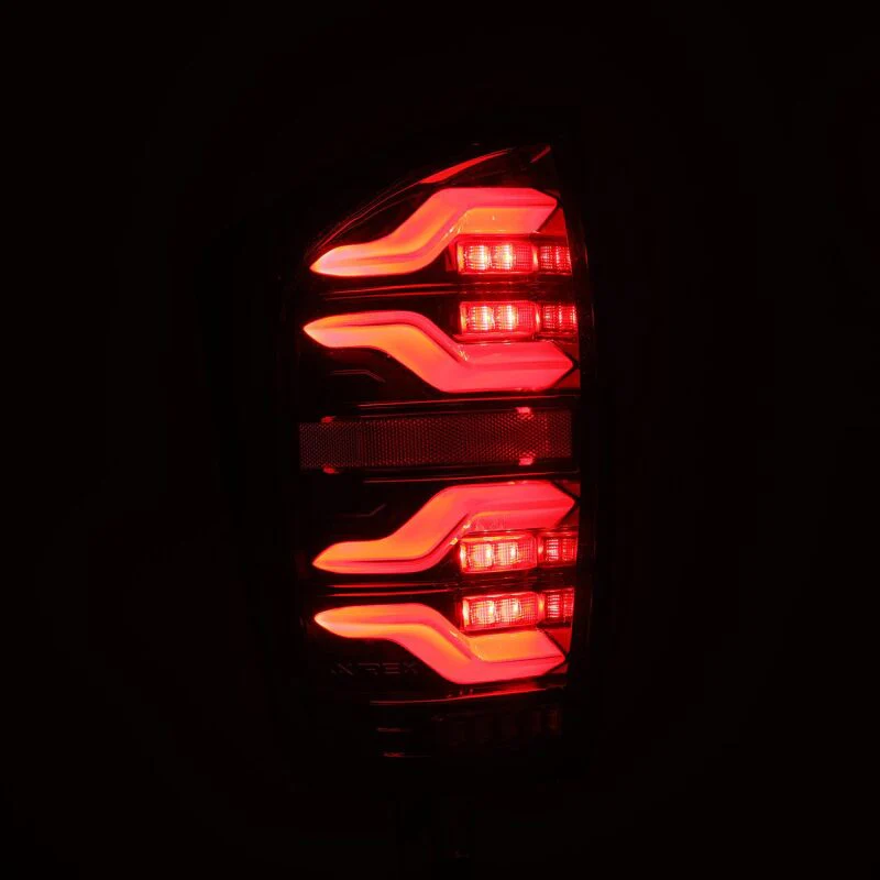 AlphaRex 16-21 Toyota Tacoma LUXX LED Taillights Alpha Blk w/Activ Light/Seq Signal - Image 6