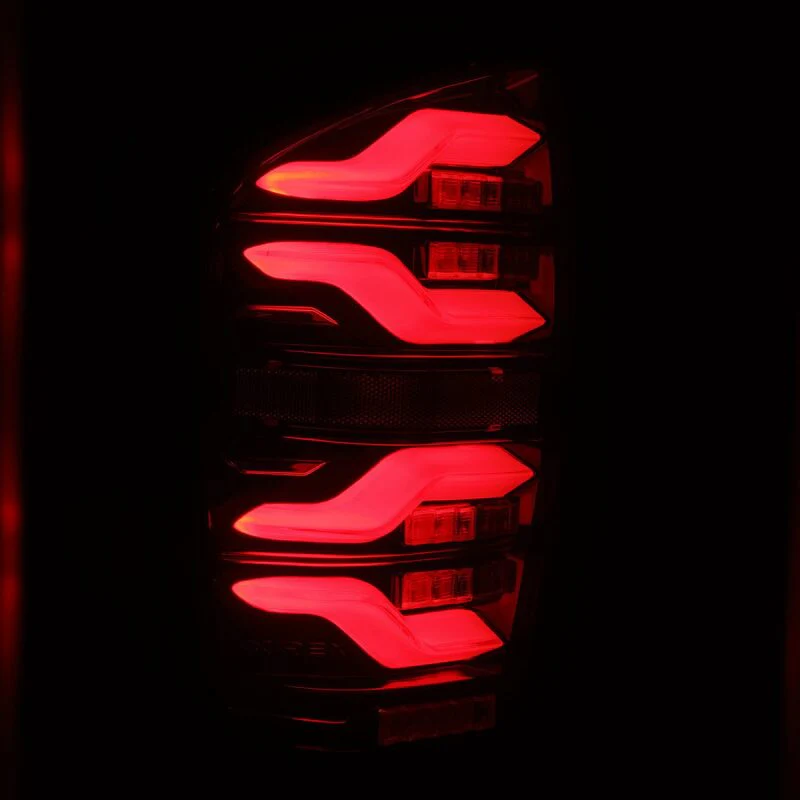 AlphaRex 16-21 Toyota Tacoma LUXX LED Taillights Blk/Red w/Activ Light/Seq Signal - Image 6