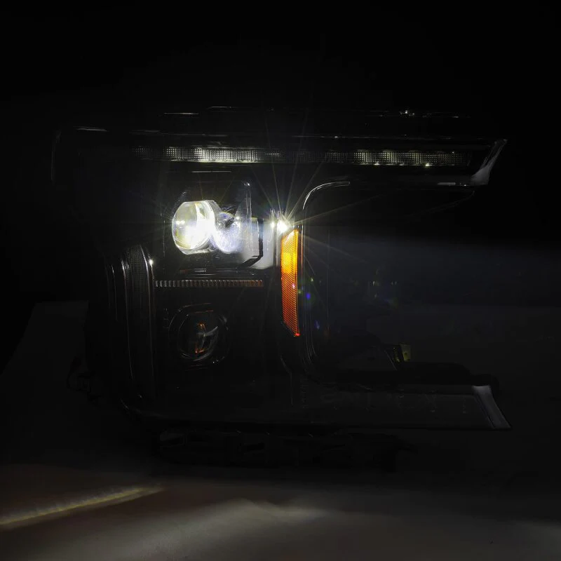 AlphaRex 18-20 Ford F-150 (Req. Conv F150 w/LED) LUXX LED Proj HL Alpha-Blk w/Actv Lt Seq Sig SB DRL - Image 3