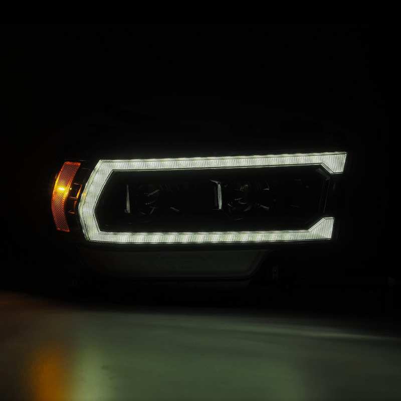 AlphaRex 19-21 Ram 2500 PRO-Series Projector Headlights Plank Style Alpha Black w/Activation Light - Image 5