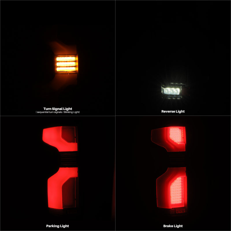 AlphaRex 19-24 Chevy Silverado 1500 / 20-24 2500HD/3500HD LUXX-Series LED Tail Lights Red - Image 8