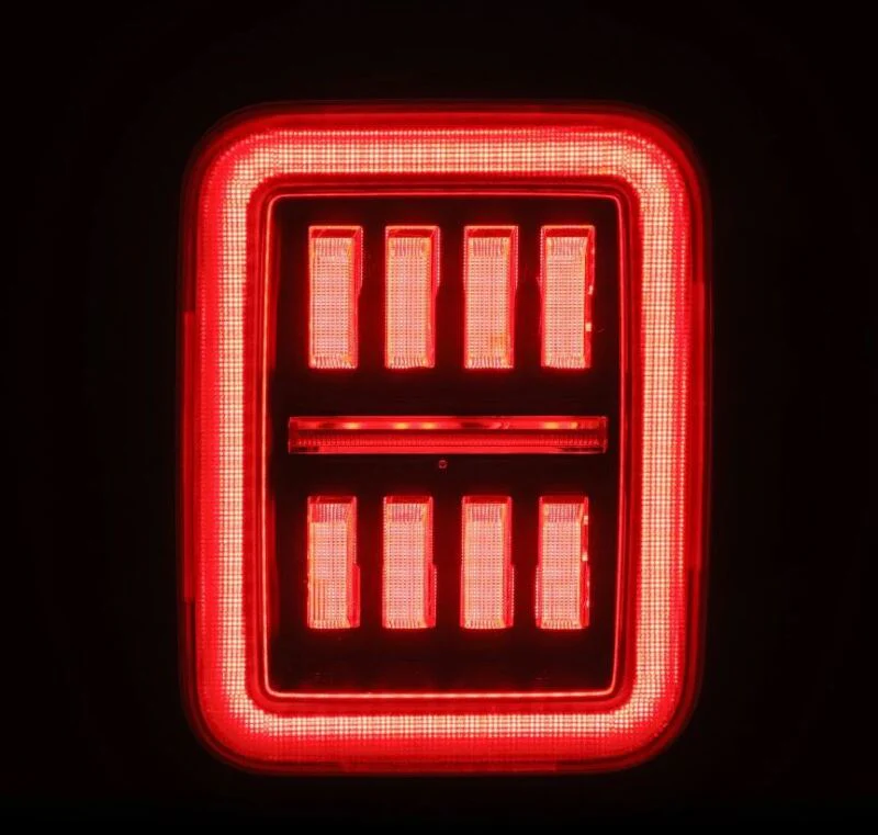 AlphaRex 19-24 Jeep Gladiator JT Nova-Series Prismatic LED Tail Lights - Alpha-Black - Image 6