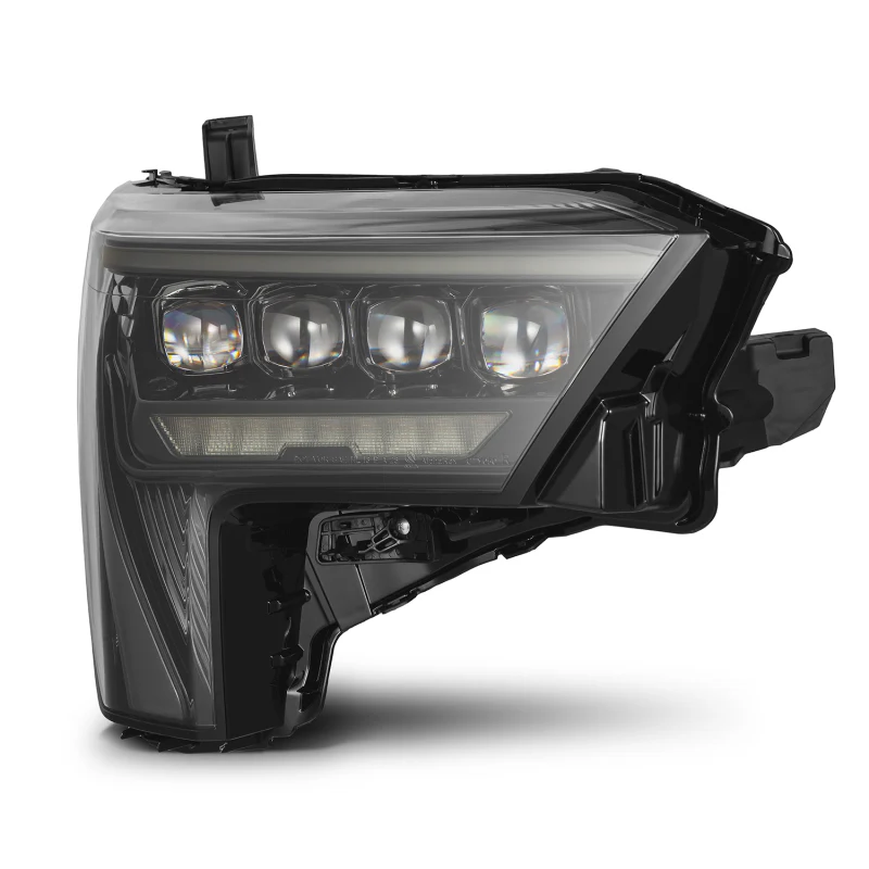 AlphaRex 22-23 Toyota Tundra NOVA-Series Headlights Alpha-Black w/Amber DRL - Req 810029 OR 810030 - Image 2