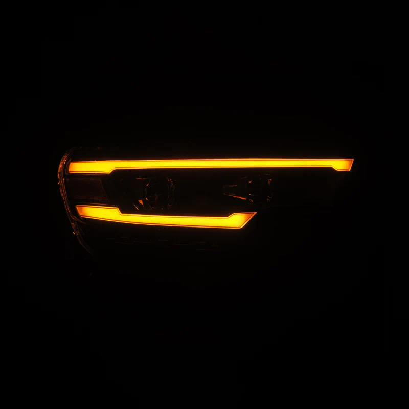 AlphaRex 25-26 Dodge Ram 1500 Luxx LED Proj Headlights -Black w/Activ Lit/ Seq Signal/Switchbk DRL - Image 2