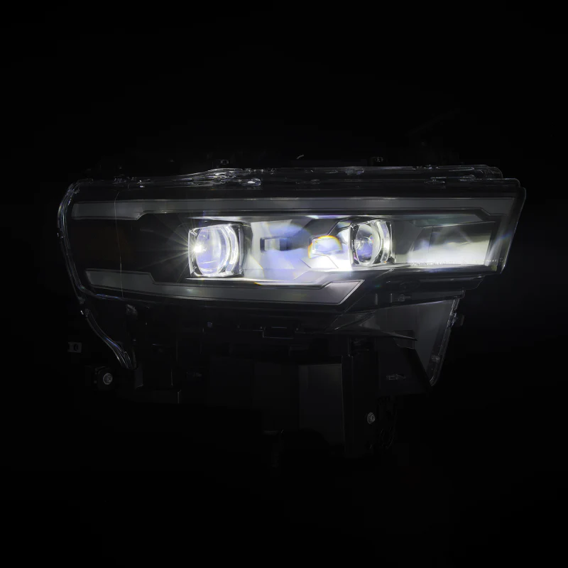 AlphaRex 25-26 Dodge Ram 1500 Luxx LED Proj Headlights -Black w/Activ Lit/ Seq Signal/Switchbk DRL - Image 4