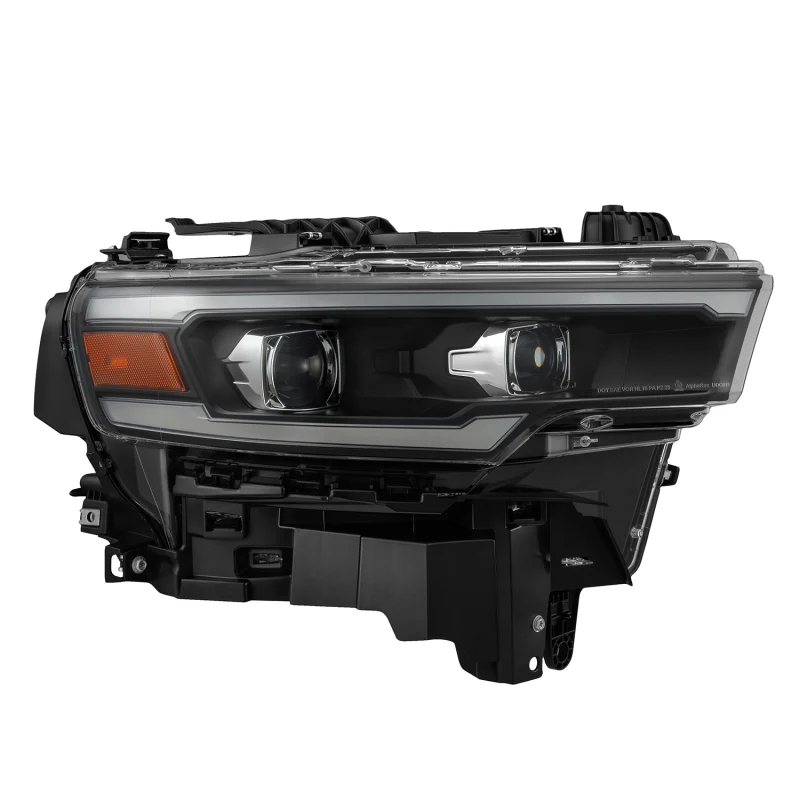 AlphaRex 25-26 Dodge Ram 1500 Luxx LED Proj Headlights -Black w/Activ Lit/ Seq Signal/Switchbk DRL - Image 5