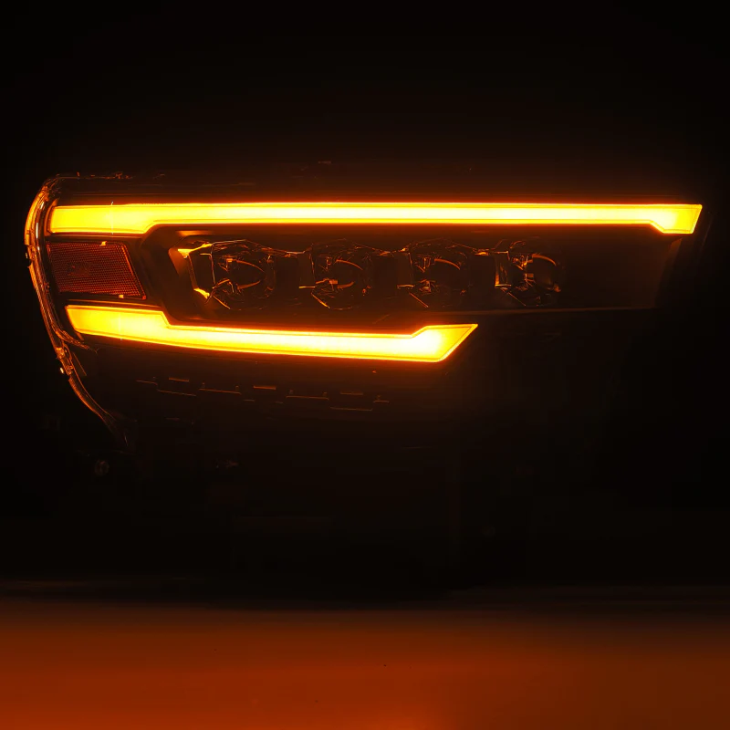 AlphaRex 25-26 Dodge Ram 1500 NOVA LED Proj Headlights- Black w/Activ Lit/ Seq Signal/Switchbk DRL - Image 2