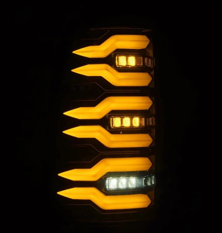 AlphaRex 99-06 Chevrolet Silverado/99-06 GMC Sierra LUXX-Series LED Tail Lights - Black - Image 3