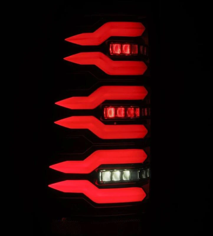 AlphaRex 99-06 Chevrolet Silverado/99-06 GMC Sierra LUXX-Series LED Tail Lights - Black - Image 4