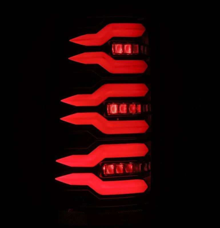 AlphaRex 99-06 Chevrolet Silverado/99-06 GMC Sierra LUXX-Series LED Tail Lights - Black - Image 7