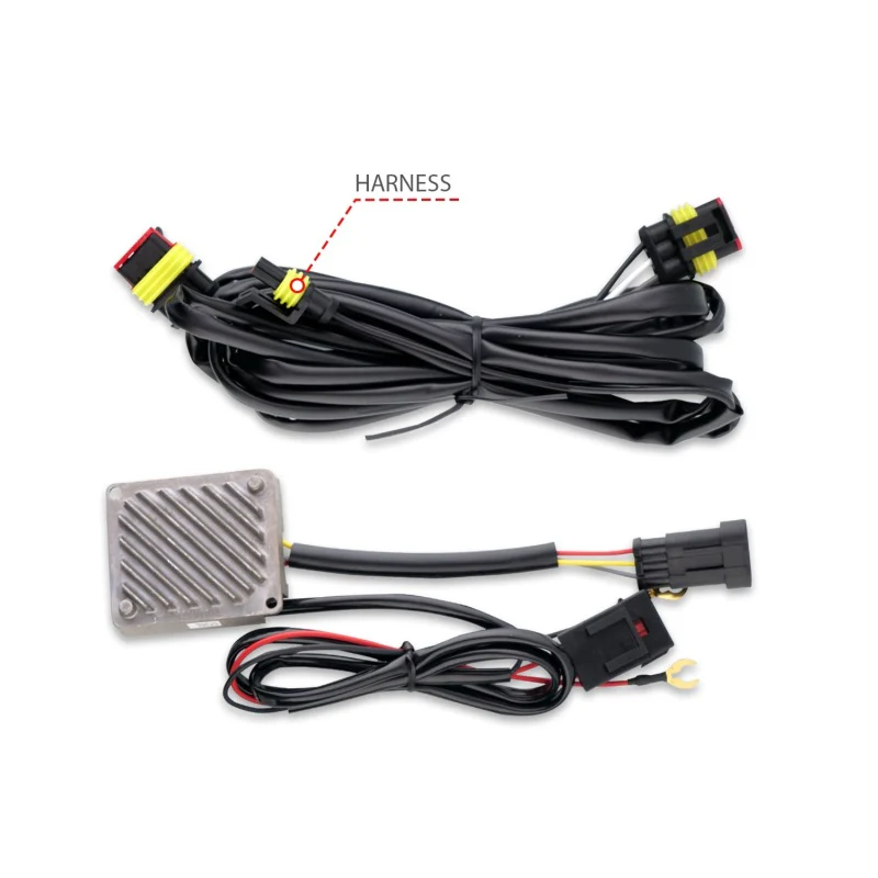 ANZO 19-22 Chevrolet Silverado 1500 LED Proj HL w/Lgt Bar SwBk Seq. Blk w/In. Light - Driver Side ON - Image 13