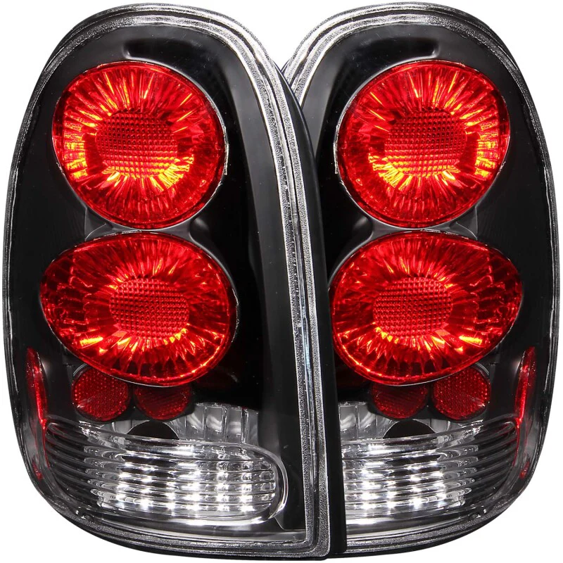 ANZO 1996-2000 Chrysler Voyager Taillights Black - Image 2