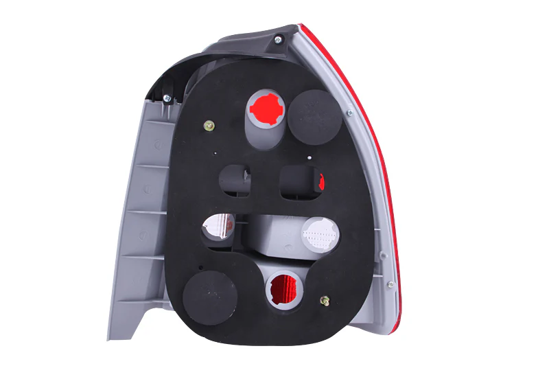 ANZO 1996-2000 Honda Civic Taillights Red/Smoke - Image 4